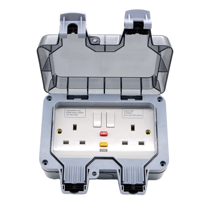 Outdoor Power Jack - IP66 Outdoor Waterdichte Socket Twee Positie