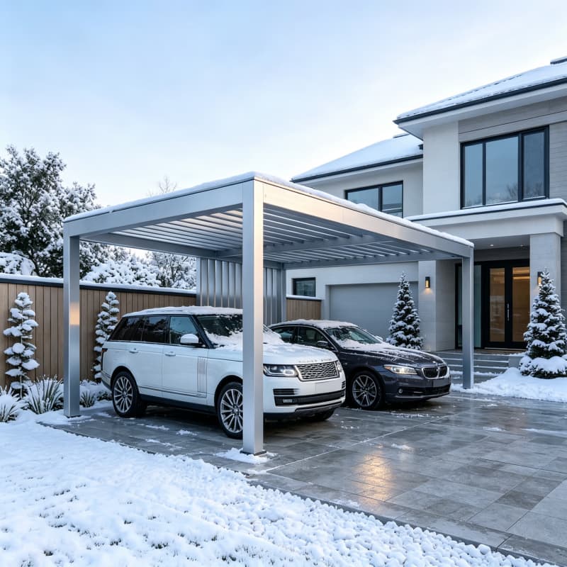 Outdoor Power For Gazebo - Elektrisch aangedreven aluminium pergola met gemotoriseerde