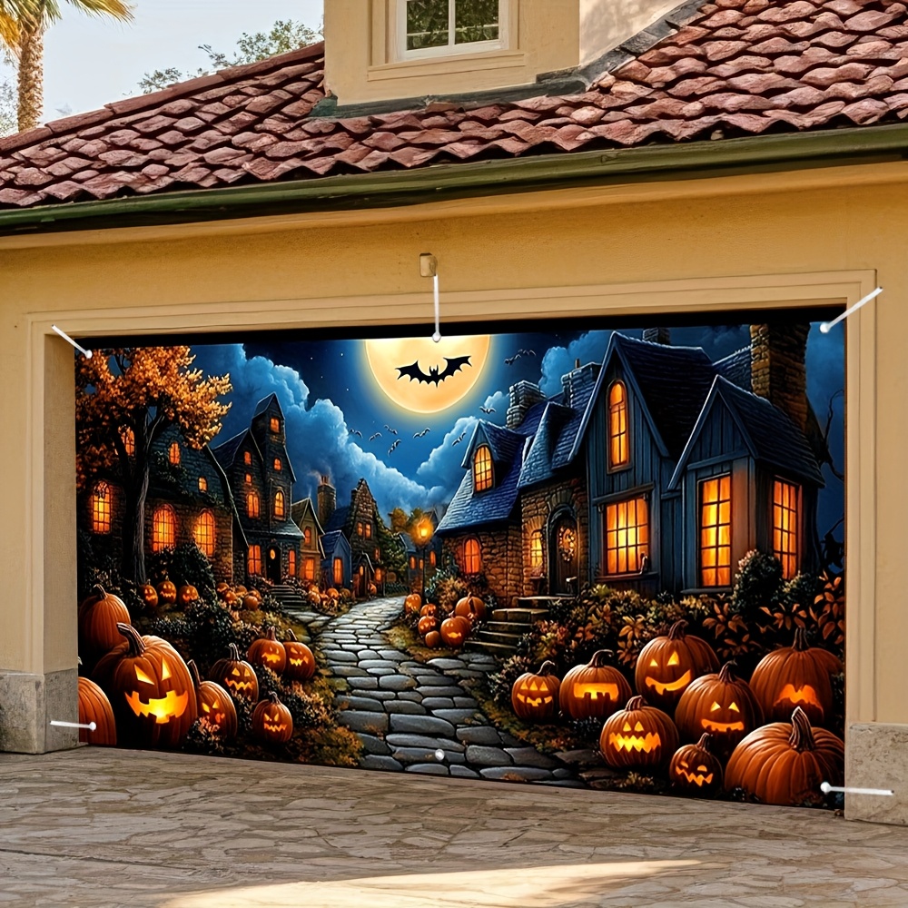 Outdoor Power Jack - 1pc 2D Platte Halloween Banner Achtergrond