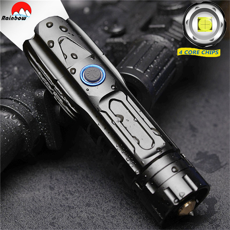 Outdoor Power Meter Bike - Super Heldere XHP90.2 Tactische Zaklamp Waterdichte