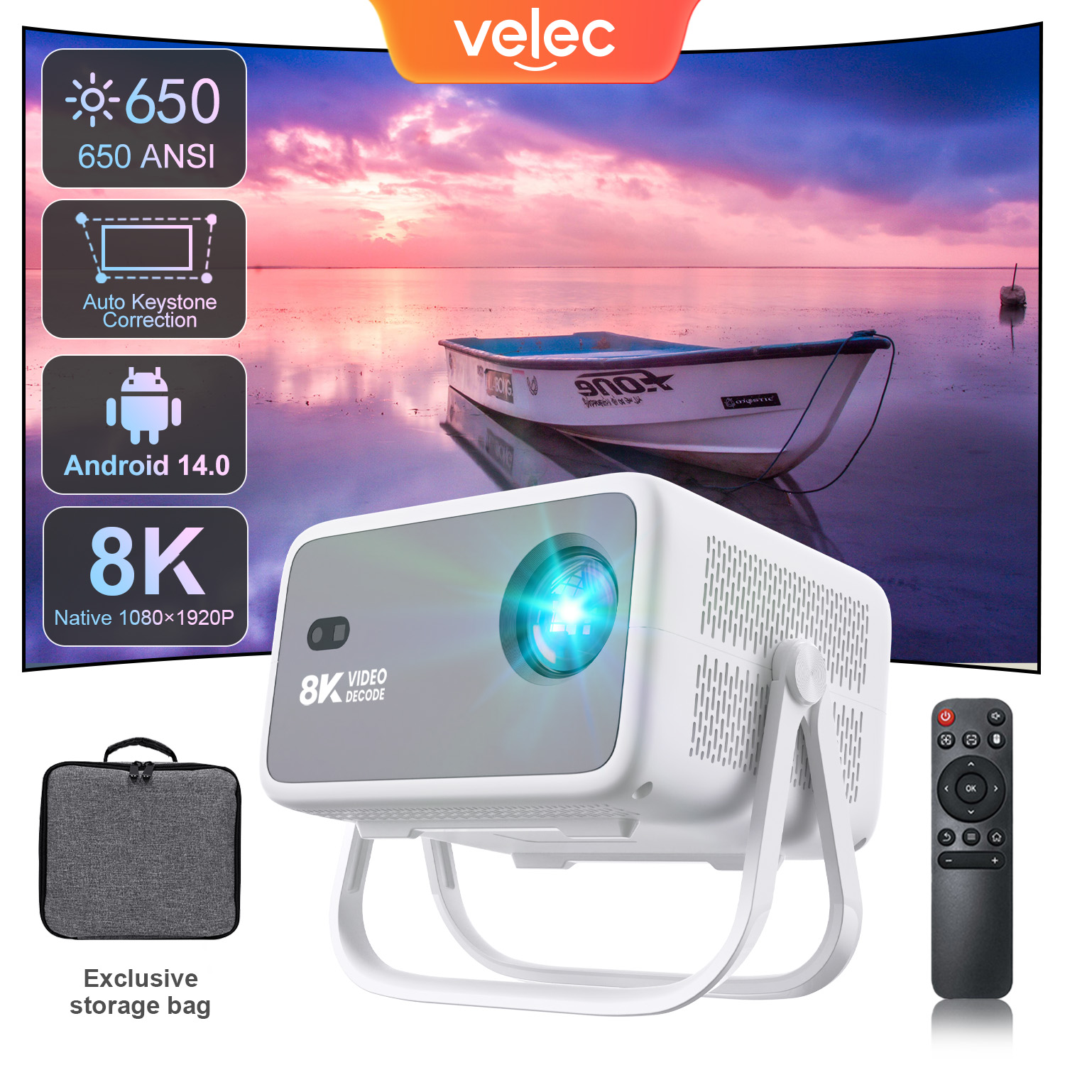 Outdoor Power Module - Velec Nieuwe projector 8K videodecodering 650