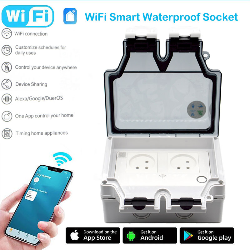 Outdoor Power Jack - 16A Smart Socket IP66 Waterdichte stekker