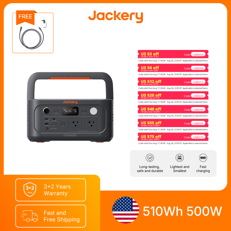 Power Outdoor Jackery - Jackery Draagbare Power Station Explorer 500
