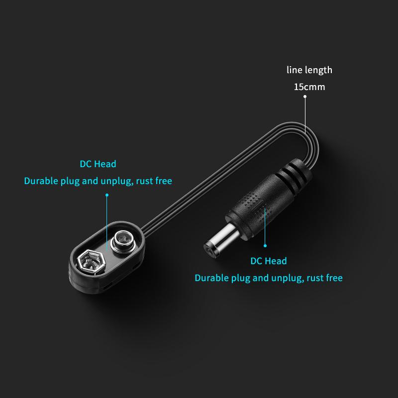 9V batterijclipconverter manne - Outdoor Power Jack recensie en prijs