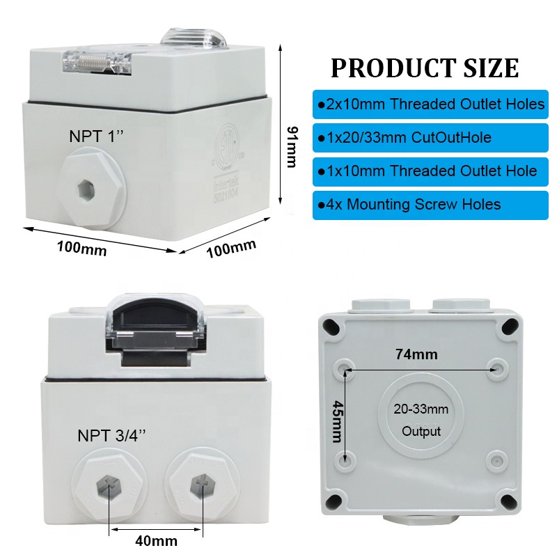 50 Amp Generator RV Power Inle - Outdoor Power Inlet Box recensie en prijs