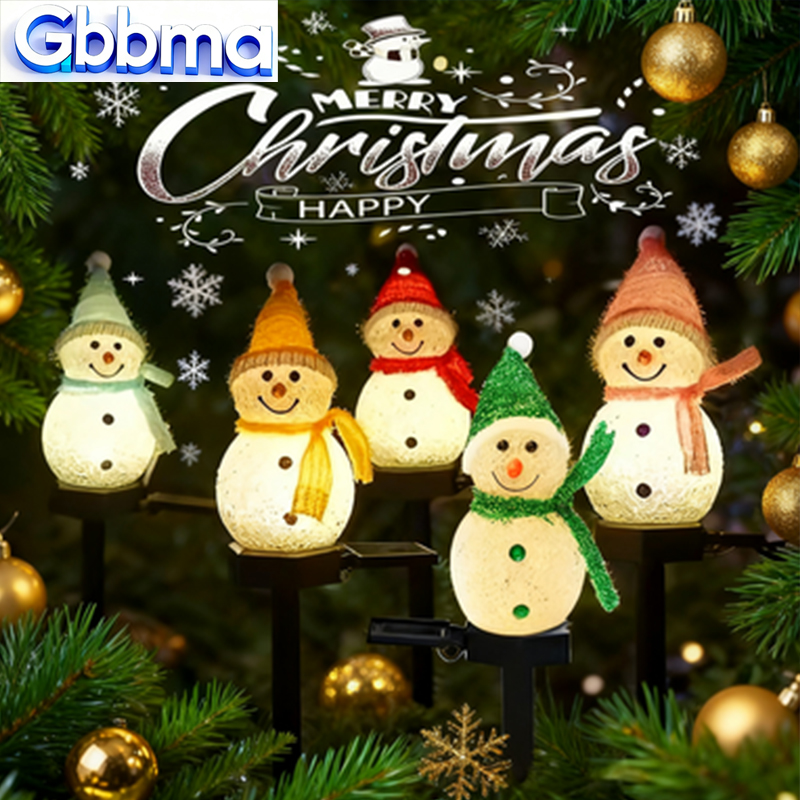 2LED sneeuwpop zonne-tuinlicht - Outdoor Power For Xmas Lights recensie en prijs