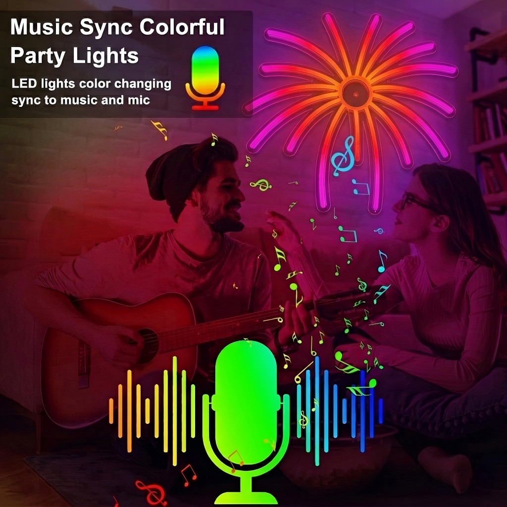 RGB Vuurwerk Neon Licht LED La - Outdoor Power For Xmas Lights recensie en prijs