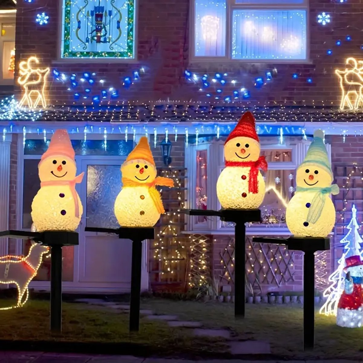 LED Sneeuwpop Solar Garden Lig - Outdoor Power For Xmas Lights recensie en prijs