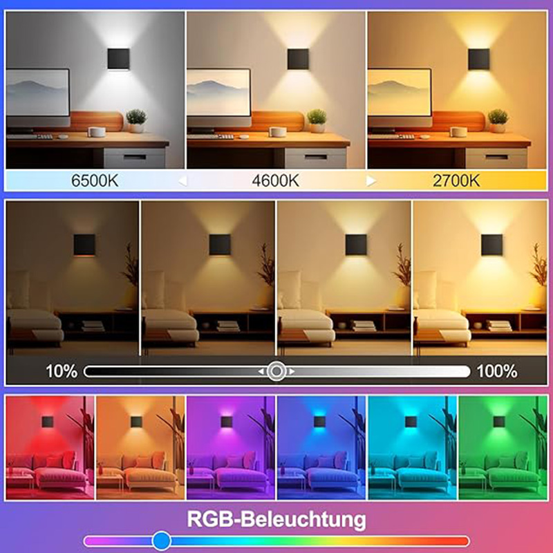 12W LED buitenwandlamp RGBCCT  - Outdoor Power Point Zigbee recensie en prijs