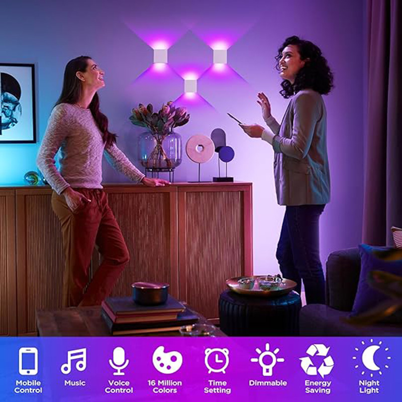 12W LED buitenwandlamp RGBCCT  - Outdoor Power Point Zigbee recensie en prijs