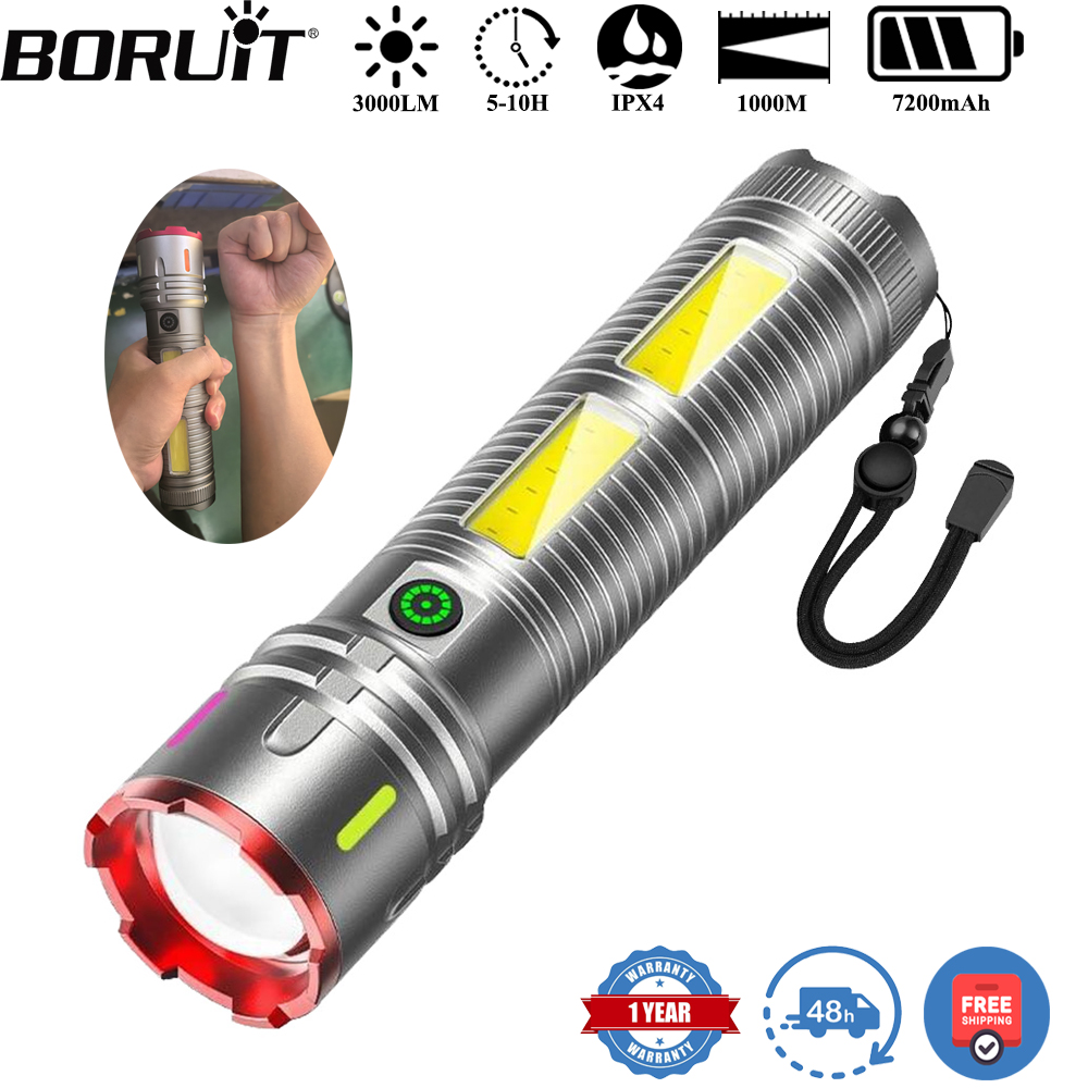 BORUiT 3000LM 1000M Long Throw - Outdoor Power Meter Bike recensie en prijs