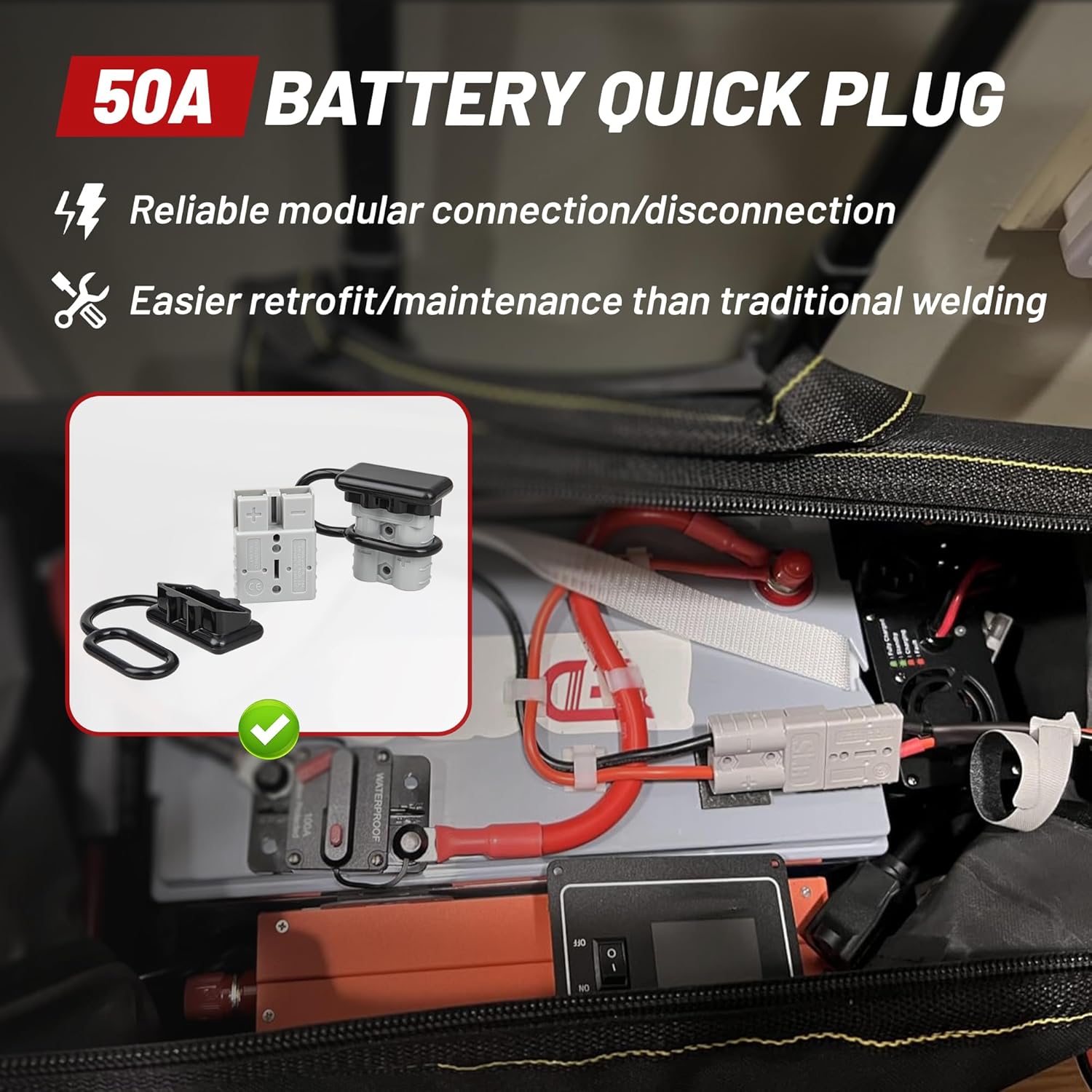 2 STUKS 50A Batterij Snelle Co - Outdoor Power Disconnect recensie en prijs
