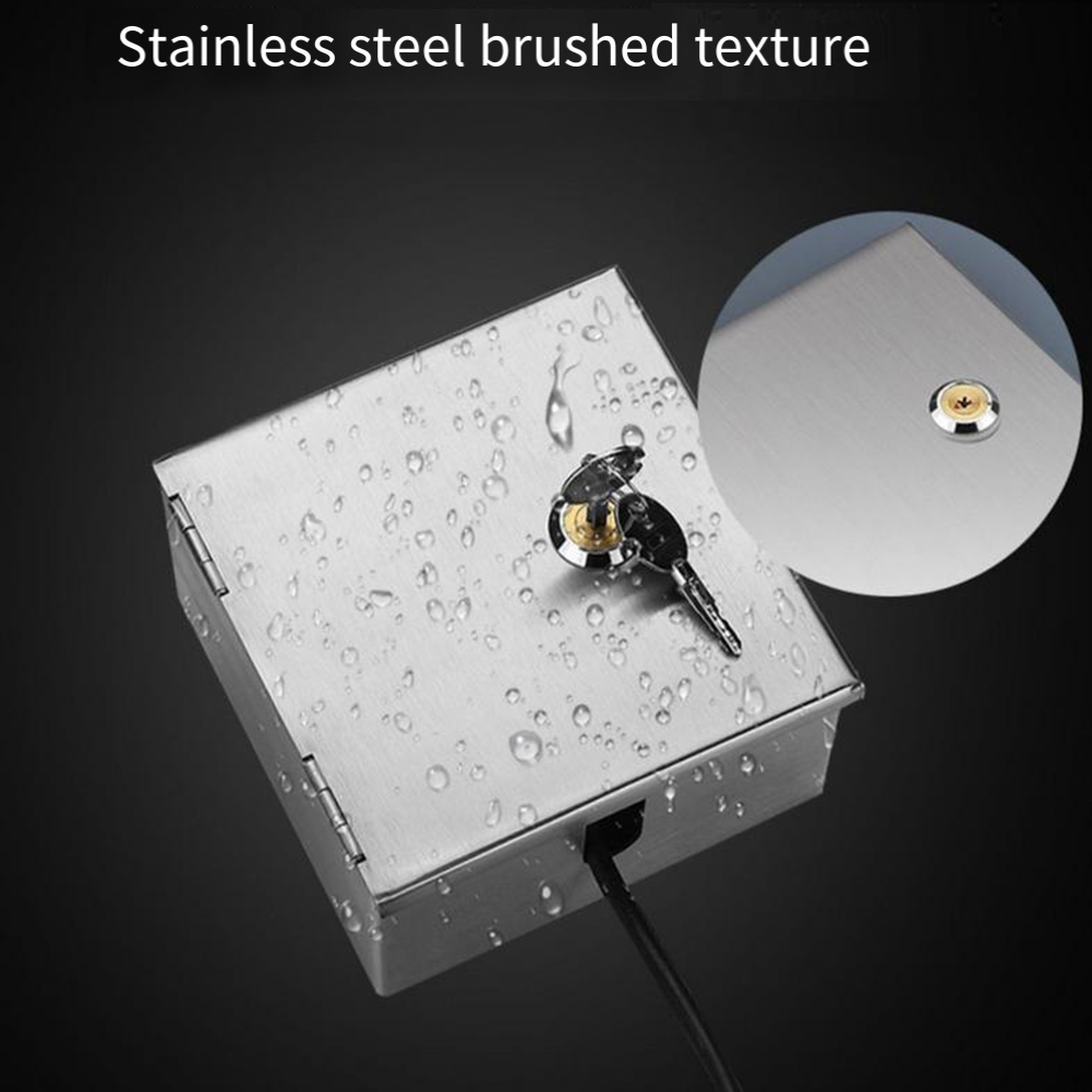 Roestvrijstalen elektrische bu - Outdoor Power Socket With Lock recensie en prijs