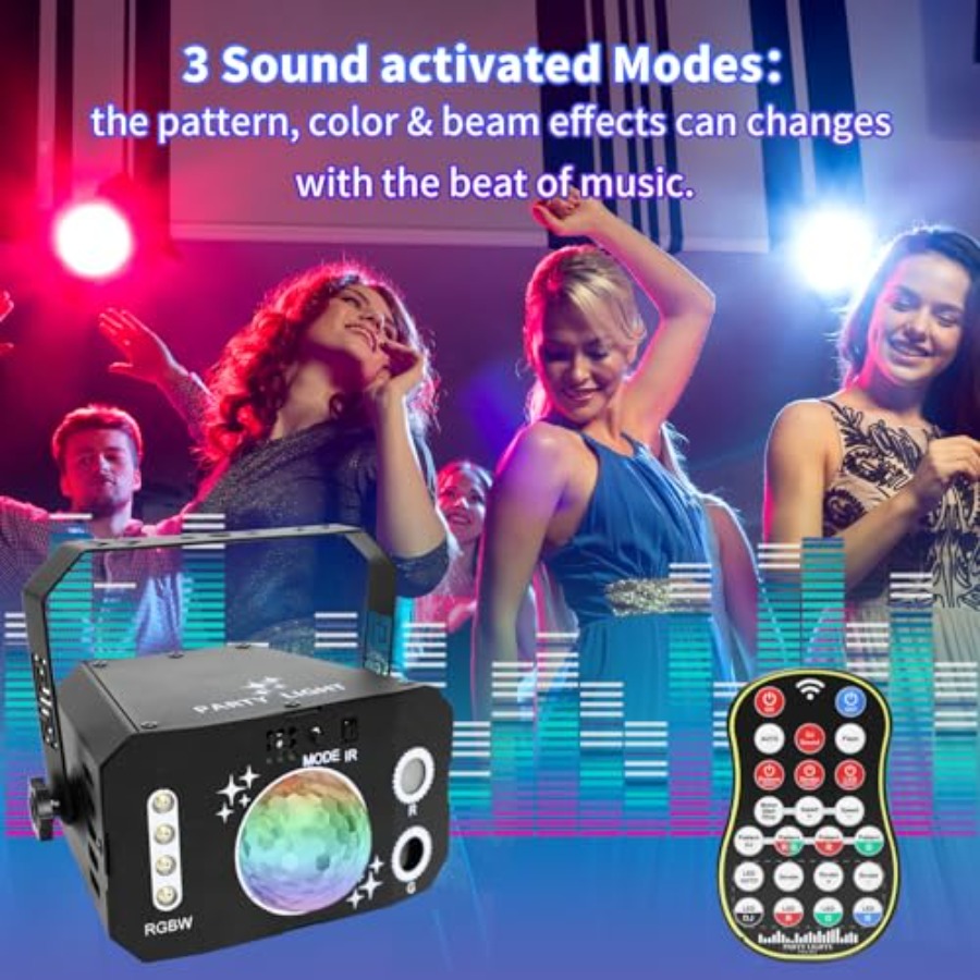 7 Lens Disco Ball Lampen USB-a - Outdoor Power For Xmas Lights recensie en prijs