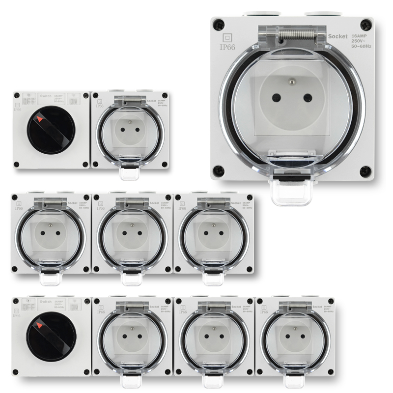 Ip66 Waterdicht Stopcontact Fr - Outdoor Power Inlet Box recensie en prijs