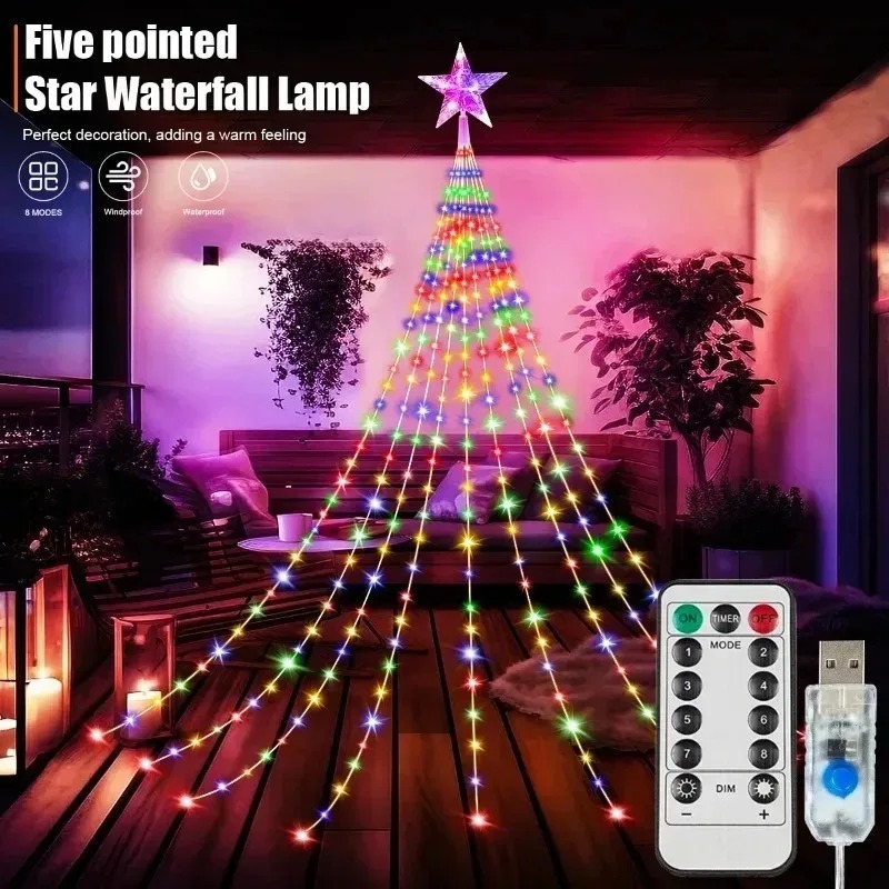 USB-aangedreven 200LED Sterren - Outdoor Power For Xmas Lights recensie en prijs
